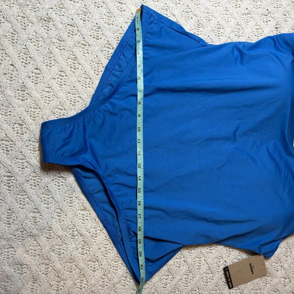 Nike Solid Blue One-Piece Swimsuit Racerback – Women’s 3X NWT - Picture 3 of 6